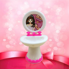 Load image into Gallery viewer, 3 PCS Doll House Plastic Accessories Set Wash Basin Toilet
