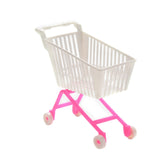 3 PCS Plastic Doll Simulation Trolley Shopping Cart Toy Children Birthday Gift