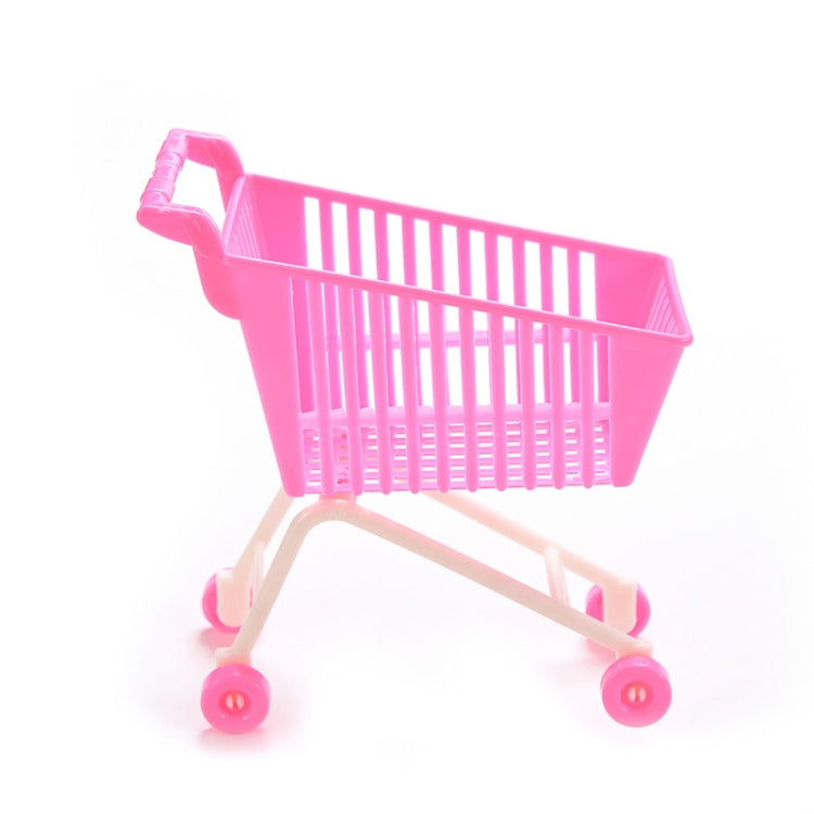 3 PCS Plastic Doll Simulation Trolley Shopping Cart Toy Children Birthday Gift