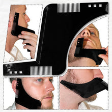 Load image into Gallery viewer, Double-sided Beard Comb Molding Template Tool Beard Shaping Styling Tool With Inbuilt Comb