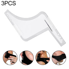 Load image into Gallery viewer, Double-sided Beard Comb Molding Template Tool Beard Shaping Styling Tool With Inbuilt Comb