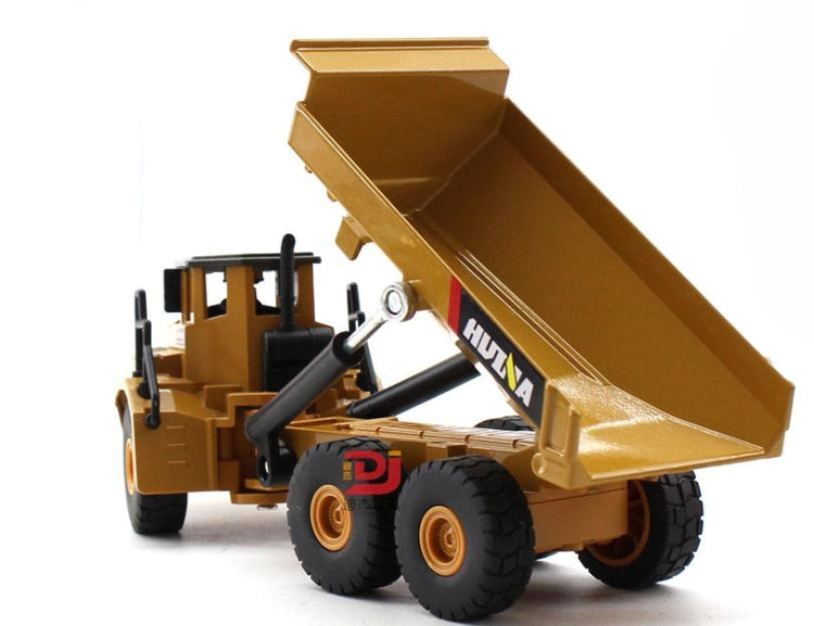 Alloy Articulated Dump Truck Model Children Alloy Toy Car Ornaments