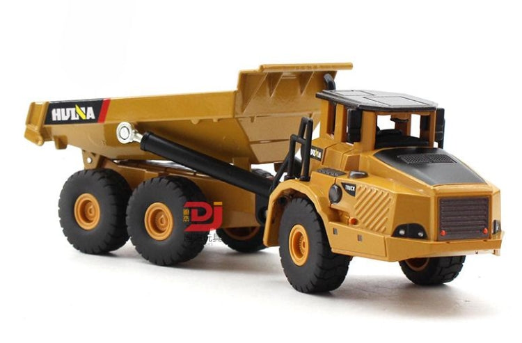 Alloy Articulated Dump Truck Model Children Alloy Toy Car Ornaments
