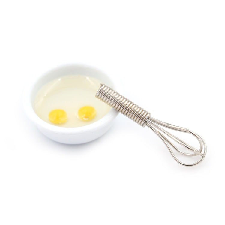 Miniature Food Play Scene Model Doll House Accessories Mini Manual Egg Beater Set