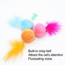 Load image into Gallery viewer, Ring Bell Feathers Tease Cats Toys Plush Pet Cat Toys