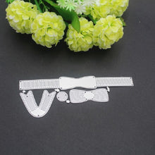 Load image into Gallery viewer, Bowknot Carbon Steel Knife Mold DIY Photo Album Cutting Book Making Mold, Bowknot Shape
