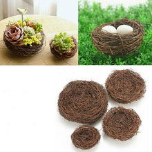 Load image into Gallery viewer, Rattan Nest Bird Bird Crafts Chicken Nest DIY Handmade Bird Nest Scene Props