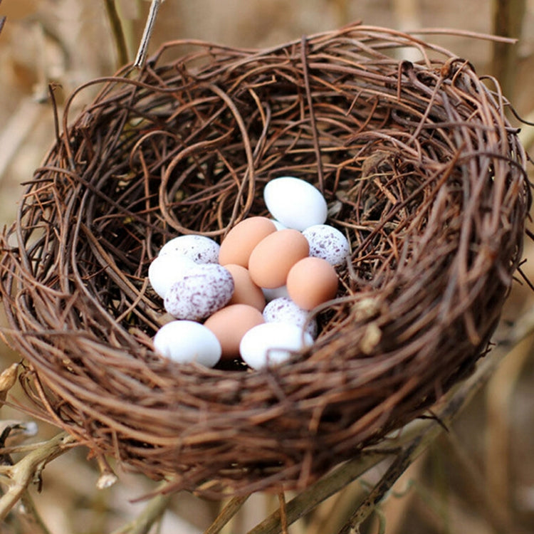 Rattan Nest Bird Bird Crafts Chicken Nest DIY Handmade Bird Nest Scene Props