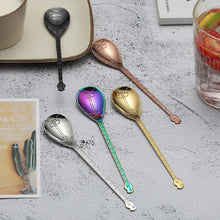 Load image into Gallery viewer, Stainless Steel Coffee Mixing Spoon Creative Musical Instrument Shape Spoon, Guitar Silver, Octagonal Silver, Lute Silver, Yueqin Silver, Guitar Titanium Gold, Octagonal Titanium Gold, Lute Titanium Gold, Yueqin Titanium Gold, Guitar Rose Gold         ...