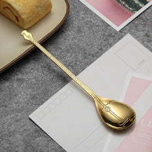Load image into Gallery viewer, Stainless Steel Coffee Mixing Spoon Creative Musical Instrument Shape Spoon, Guitar Silver, Octagonal Silver, Lute Silver, Yueqin Silver, Guitar Titanium Gold, Octagonal Titanium Gold, Lute Titanium Gold, Yueqin Titanium Gold, Guitar Rose Gold         ...