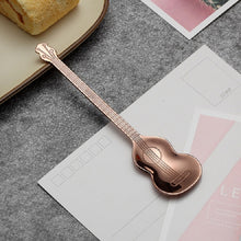 Load image into Gallery viewer, Stainless Steel Coffee Mixing Spoon Creative Musical Instrument Shape Spoon, Guitar Silver, Octagonal Silver, Lute Silver, Yueqin Silver, Guitar Titanium Gold, Octagonal Titanium Gold, Lute Titanium Gold, Yueqin Titanium Gold, Guitar Rose Gold         ...