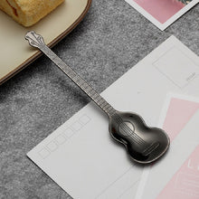 Load image into Gallery viewer, Stainless Steel Coffee Mixing Spoon Creative Musical Instrument Shape Spoon, Guitar Silver, Octagonal Silver, Lute Silver, Yueqin Silver, Guitar Titanium Gold, Octagonal Titanium Gold, Lute Titanium Gold, Yueqin Titanium Gold, Guitar Rose Gold         ...