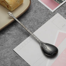 Load image into Gallery viewer, Stainless Steel Coffee Mixing Spoon Creative Musical Instrument Shape Spoon, Guitar Silver, Octagonal Silver, Lute Silver, Yueqin Silver, Guitar Titanium Gold, Octagonal Titanium Gold, Lute Titanium Gold, Yueqin Titanium Gold, Guitar Rose Gold         ...