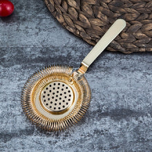 Load image into Gallery viewer, Stainless Steel Bartender Ice Filter Ice Trap Cocktail Strainer, Stainless Steel, Rose Gold, Gold, Black