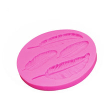 Load image into Gallery viewer, Feather Silicone Mold Fondant Cake Chocolate Decoration Mold, Feather Shape