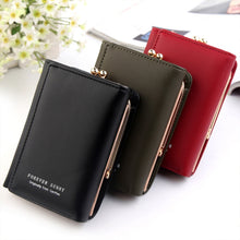 Load image into Gallery viewer, Short Wllet Lady Small Wallet Multi-Card Three Fold