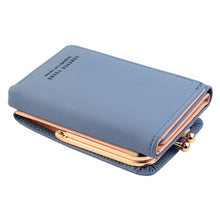 Load image into Gallery viewer, Short Wllet Lady Small Wallet Multi-Card Three Fold