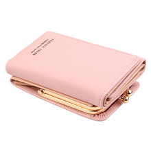 Load image into Gallery viewer, Short Wllet Lady Small Wallet Multi-Card Three Fold