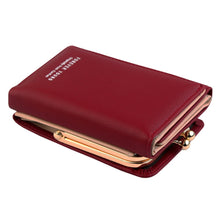 Load image into Gallery viewer, Short Wllet Lady Small Wallet Multi-Card Three Fold