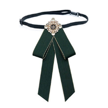 Load image into Gallery viewer, Unisex Pearl Bow-knot Cloth Bow Tie Brooch Clothing Accessories