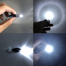 Load image into Gallery viewer, 2 PCS Mini Pocket Keychain Flashlight Micro LED Squeeze Light Outdoor Camping Ultra Bright Emergency Key Ring Light Torch Lamp