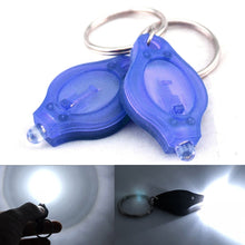Load image into Gallery viewer, 2 PCS Mini Pocket Keychain Flashlight Micro LED Squeeze Light Outdoor Camping Ultra Bright Emergency Key Ring Light Torch Lamp