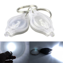 Load image into Gallery viewer, 2 PCS Mini Pocket Keychain Flashlight Micro LED Squeeze Light Outdoor Camping Ultra Bright Emergency Key Ring Light Torch Lamp