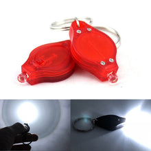 Load image into Gallery viewer, 2 PCS Mini Pocket Keychain Flashlight Micro LED Squeeze Light Outdoor Camping Ultra Bright Emergency Key Ring Light Torch Lamp