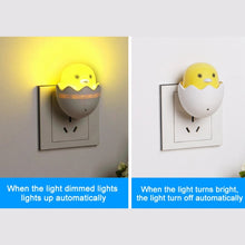 Load image into Gallery viewer, Yellow Duck Wall Socket Lamps LED Night Light Light Control Sensor Bedroom Night Lamp, US Plug, AC 220V
