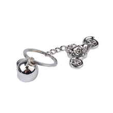 Load image into Gallery viewer, Classic 3D Simulation Model Of Motorcycle Motorcycle Helmet Charms Creation Alloy Key Chain Key Holder Car Key, Motorcycle Shape