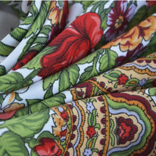 Load image into Gallery viewer, Ethnic Style Retro Tassel Square Scarf Flower Pattern Headscarf Scarf