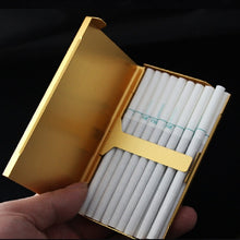 Load image into Gallery viewer, Ultra-thin Personality Creative Ladies Cigarette Case Metal Cigarette Case