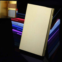 Load image into Gallery viewer, Ultra-thin Personality Creative Ladies Cigarette Case Metal Cigarette Case