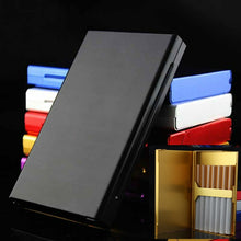 Load image into Gallery viewer, Ultra-thin Personality Creative Ladies Cigarette Case Metal Cigarette Case