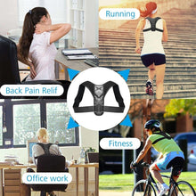 Load image into Gallery viewer, Adjustable Brace Support Belt Back Posture Corrector, M, L