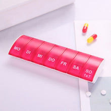 Load image into Gallery viewer, Portable Seven-part Mini Storage Pill Box