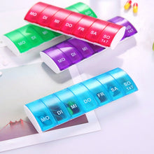 Load image into Gallery viewer, Portable Seven-part Mini Storage Pill Box