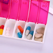 Load image into Gallery viewer, Portable Seven-part Mini Storage Pill Box