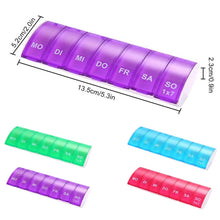 Load image into Gallery viewer, Portable Seven-part Mini Storage Pill Box