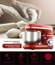 Load image into Gallery viewer, Kitchen Food Mixer Vertical Mixer with Splash Guard, Food Mixer