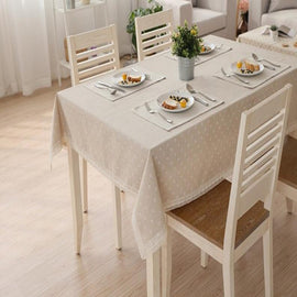 Lace Tablecloth Coffee Table Multifunctional Cover Towel, 90x90cm, 90x140cm, 140x140cm, 140x180cm, 140x200cm, 140x220cm