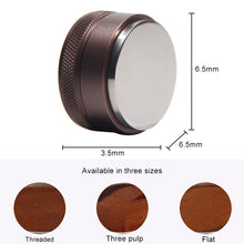 Load image into Gallery viewer, Macaron Stainless Steel Coffee Powder Flat Powder Filling Device, Flat, Three Pulp, Thread