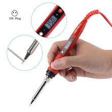 Load image into Gallery viewer, 908S 80W LCD Thermostat Soldering Iron Constant Temperature Soldering Iron, CN Plug, EU Plug, US Plug