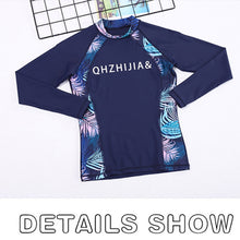 Load image into Gallery viewer, Women Long-sleeved Diving Suit Swimsuit Sunscreen Surf Clothing Slimming Suit