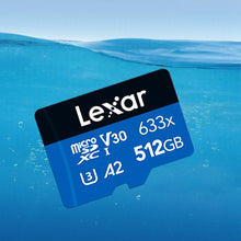 Load image into Gallery viewer, Lexar 633x 512GB High-speed Flash Memory Card Sports Camera Mobile Phone TF Car Driving Recorder Memory Card, 512GB