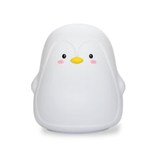 Load image into Gallery viewer, Penguin Silicone Pat Night Light Children Bedside Atmosphere Lamp, Penguin White, Penguin Pink, Penguin Gray