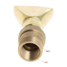 Load image into Gallery viewer, Water View Rockery Fountain All Copper Stainless Steel Adjustable Universal Fan-shaped Flat Nozzle, 6 Point, 1 inch, 1.5寸, 2寸