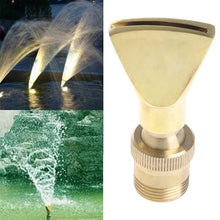 Load image into Gallery viewer, Water View Rockery Fountain All Copper Stainless Steel Adjustable Universal Fan-shaped Flat Nozzle, 6 Point, 1 inch, 1.5寸, 2寸