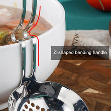 Load image into Gallery viewer, Stainless Steel Hot Pot Hanging Wall Spoon Creative Fishing Spoon Porridge Spoon, Soup Spoon, Colander