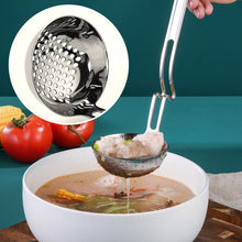 Load image into Gallery viewer, Stainless Steel Hot Pot Hanging Wall Spoon Creative Fishing Spoon Porridge Spoon, Soup Spoon, Colander